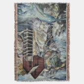 Colorado Rocky Mountains Crystal Mill Deken (Voorkant Verticaal)