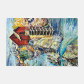 Colorado Rocky Mountains Crystal Mill Deurmat (Voorkant)