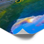 Colorado Rocky Mountains en Lake Poster (Hoek)