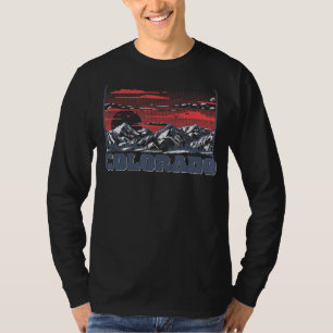 Colorado Rocky Mountains  in openlucht Hiking & T-shirt