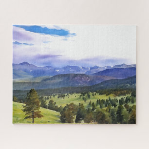 Colorado Rocky Mountains Meadow Art Puzzel Legpuzzel
