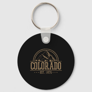 Colorado - Rocky Mountains Opgericht 1876 Wandel O Sleutelhanger