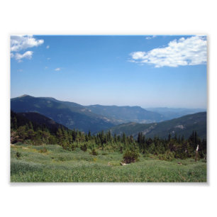 Colorado Rocky Mountains Panorama Foto Afdruk
