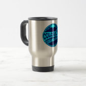 Colorado Rocky Mountains turquoise bleu tasse inox (Devant gauche)