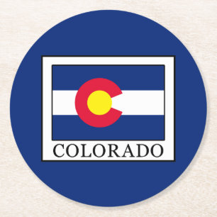 Colorado Ronde Kartonnen Onderzetter