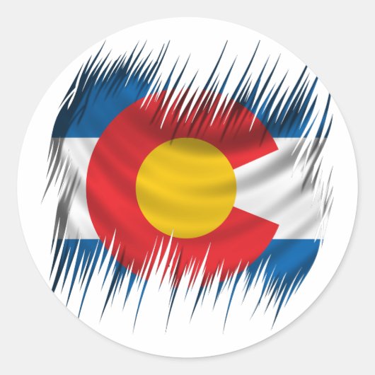 Colorado Ronde Sticker (Voorkant)