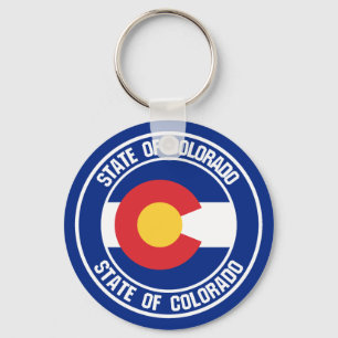 Colorado Round Emblem Sleutelhanger