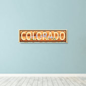 Colorado rustic bergscène canvas (Insitu (Houten vloer))