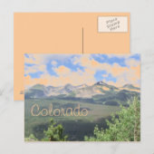 Colorado schilderachtig briefkaart (Voorkant / Achterkant)