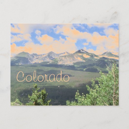 Colorado schilderachtig briefkaart (Voorkant)