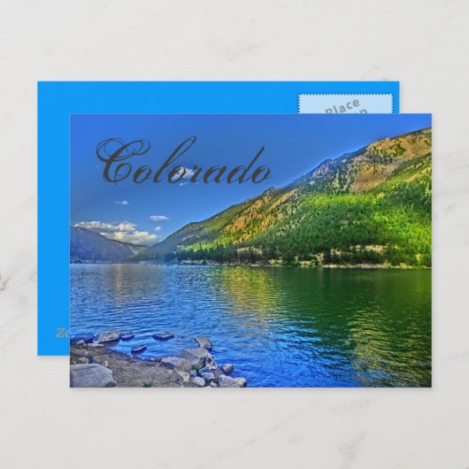 Colorado schilderachtig briefkaart (Voorkant / Achterkant)
