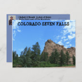 Colorado Seven Falls POST CARTE (Devant / Derrière)