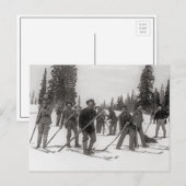 Colorado Skiers, 1910 Briefkaart (Voorkant / Achterkant)