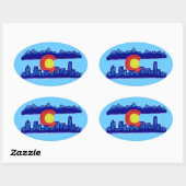 Colorado skyline stickers (Feuille)
