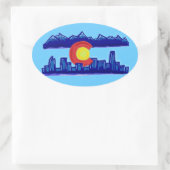 Colorado skyline stickers (Sac)