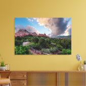 Colorado Sleeping Giant Sunrise Canvas Afdruk (Insitu (Woonkamer))
