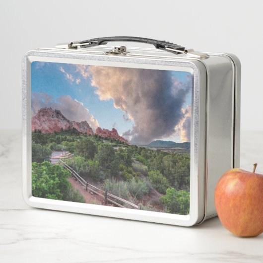 Colorado Sleeping Giant Sunrise Lunchbox (In situ)