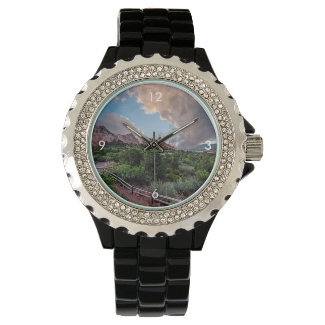 Colorado Sleeping Giant Sunrise Watch Horloge (Voorkant)