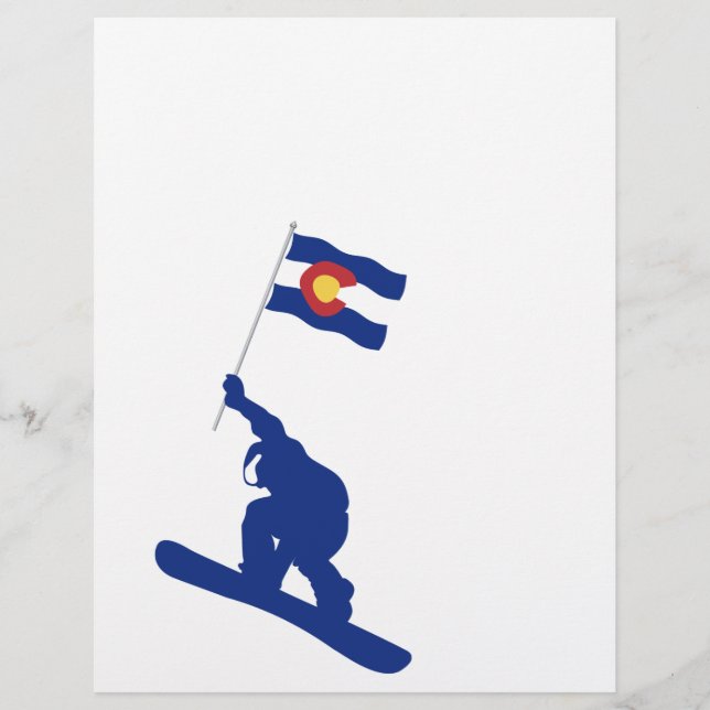 Colorado Snowboard Flag (Voorkant)
