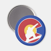 Colorado Snowboard Magneet (Voorkant / Achterkant)