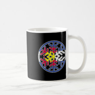 Colorado Snowboarden Rocky Mountains Snowflake SK Koffiemok
