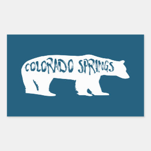 Colorado Springs-Beer Rechthoekige Sticker