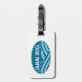 Colorado Springs Buitenactiviteiten Bagagelabel (Achterkant verticaal)