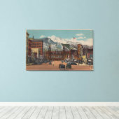 Colorado Springs, CO Canvas Afdruk (Insitu (Houten vloer))