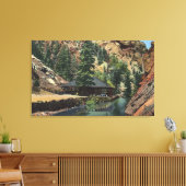Colorado Springs, CO - forel Canvas Afdruk (Insitu (Woonkamer))