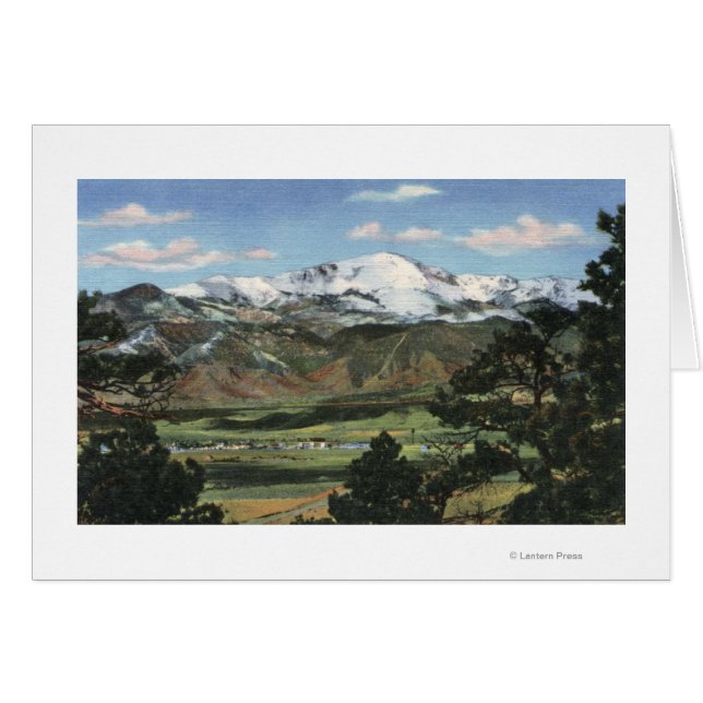 Colorado Springs, CO - Pikes Peak (Devant horizontal)