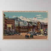 Colorado Springs, CO Poster (Voorkant)