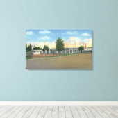 Colorado Springs, CO - Will Rogers Canvas Afdruk (Insitu (Houten vloer))