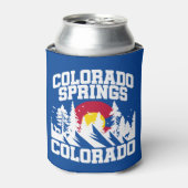 Colorado Springs, Colorado Blikjeskoeler (Blikje Voorkant)