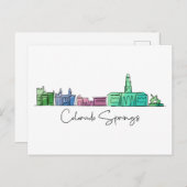 Colorado Springs COLORADO Briefkaart (Voorkant / Achterkant)