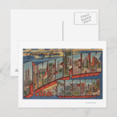 Colorado Springs, Colorado - Pikes Peak Briefkaart (Voorkant / Achterkant)