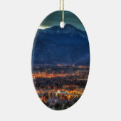 Colorado Springs Lights Keramisch Ornament (Rechts)