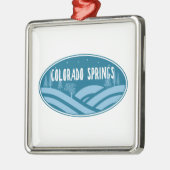 Colorado Springs Metalen Ornament (Links)