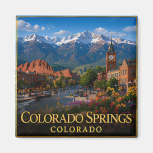 Colorado Springs Pikes Peak & Rocky Mountain Magneet