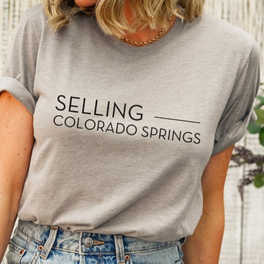 Colorado Springs - Sunset T-shirt verkopen