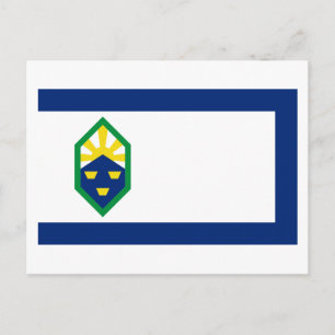 Colorado Springs-vlag Briefkaart