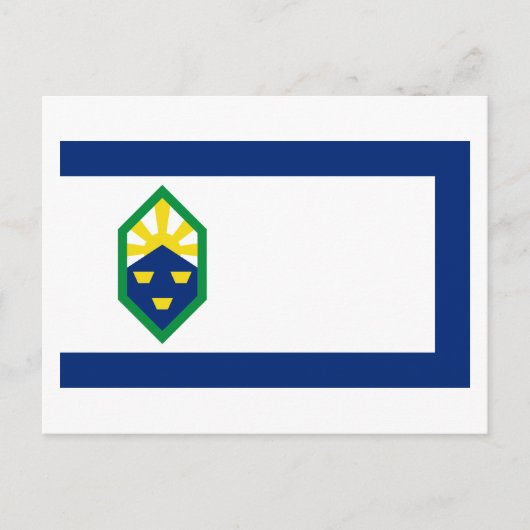 Colorado Springs-vlag Briefkaart (Voorkant)