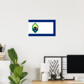 Colorado Springs-vlag Poster (Thuiskantoor)