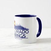 Colorado Springs wood mountains mug (Devant droit)