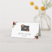 Colorado Staat Bestemming Rustieke Tafelnummer (Achterkant)