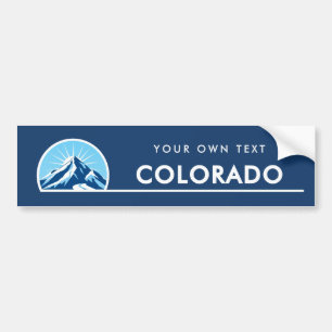 Colorado staatsberg auto bumpersticker