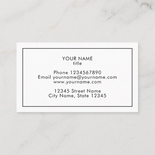 Colorado-staatvlag, aangepast model voor visitekaa visitekaartje (Achterkant)