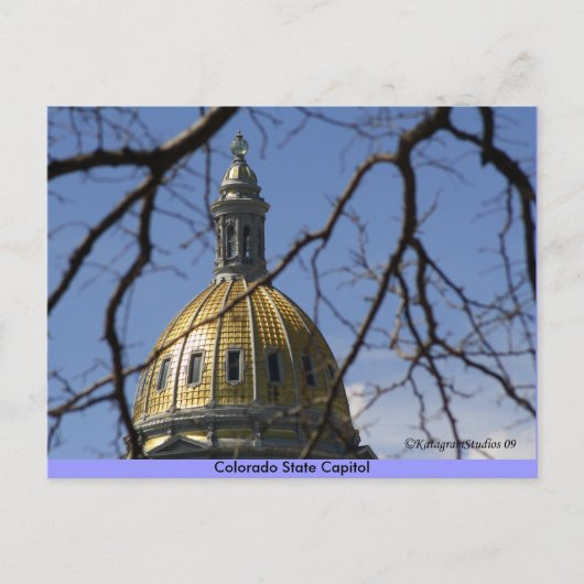 Colorado State Capitol Briefkaart (Voorkant)