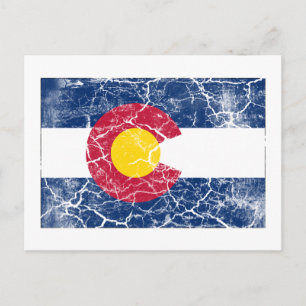 Colorado State Flag  Briefkaart