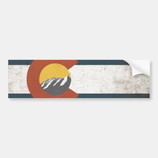 Colorado State Flag Bumpersticker