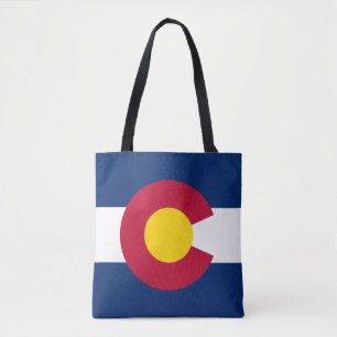 Colorado State Flag Canvas tas